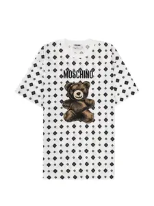 Футболка с медвежонком Moschino, белый