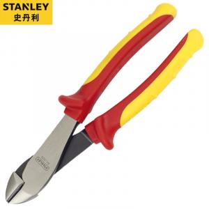 Stanley Изолированные высоковольтные диагональные плоскогубцы FatMax. Диагональные плоскогубцы VDE1000V. Плоскогубцы для электриков. 8,5 дюйма 84-005-23.