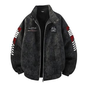 Пуховик Unisex Stand Collar Thickened HUANQIU, черный [fleece-lined and thickened]