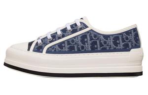 Платформенные кроссовки Walk'n'Dior Low Top женские синие