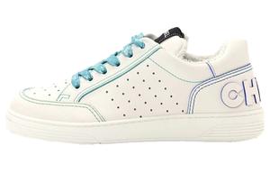 Кроссовки Chanel Skateboarding, белый/голубой