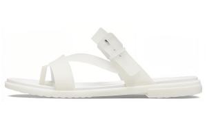 Тулум Шлепанцы женские белые Crocs