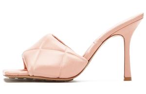 Шлепанцы женские Bottega Veneta Lido, персиково-розовый