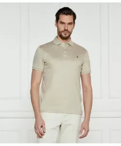 Футболка поло Slim fit Polo Ralph Lauren, бежевый