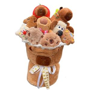 Плюшевая кукла Capybara Bouquet Dolls высота 35см Tak Bebe