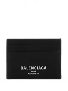 Картхолдер с логотипом BALENCIAGA, черный