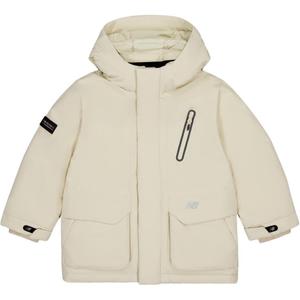 Детская пуховая куртка New Balance, коричневая