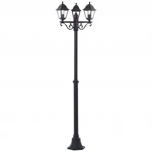 Торшер уличный Brilliant Nissie тройной, черный