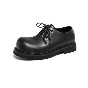 Повседневные кожаные туфли мужские с низким верхом FAPAI, Black