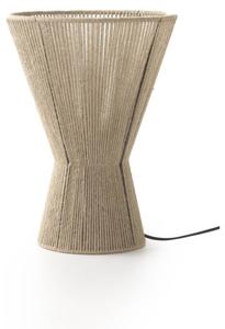 Настольная лампа GEESE HOME 10676, коричневый - натуральное волокно - 30 x 40 x 30 см