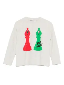 Футболка с принтом Bobo Choses, серый