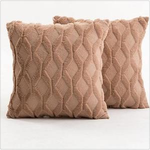 DUYHBAWRS Декоративная наволочка плюшевая белая с аппликацией пятиконечной звезды White-patch Five-pointed Star4