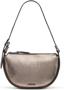 Женская сумка-мессенджер Calvin Klein Gemma Top Zip Demi, Gunmetal