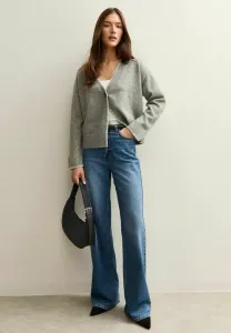 Кардиган с отделкой «одеяльный шов» New Look, Grey