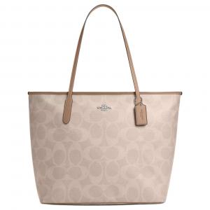 COACH Городская большая фирменная холщовая сумка