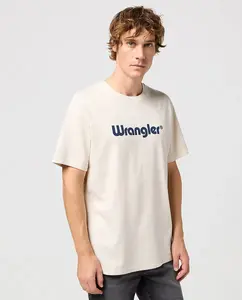 Мужская белая футболка с коротким рукавом Wrangler, белый