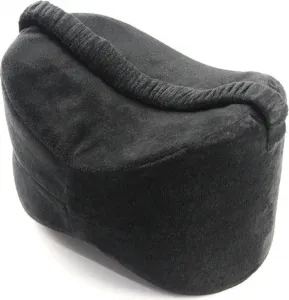 Подушка для коленей, позиционер для ног из пены с эффектом памяти (для сна на боку), подушка для сна на коленях, подушка для снятия давления на стопы для беременных женщин, подушка для ног для йоги (черная) yozhiqu