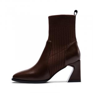 ZHR Ботинки женские Black/Brown