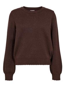 NÜMPH Свитер "Нубир" темно-коричневого цвета