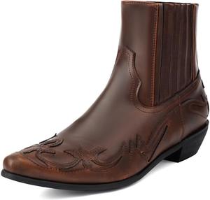 Женские ботильоны Aflngle с заостренным носком, невысоким грубым каблуком, на щиколотку, модные, с эластичной вставкой, обувь Челси, повседневные, удобные, легко надеваются, для платья, Brown