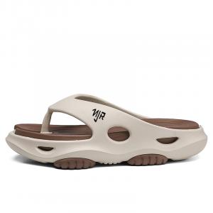 NANJIREN Мужские шлепанцы бежево-коричневые, цвет Beige Brown