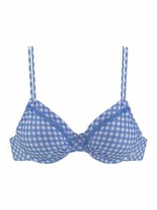 Верх бикини Buffalo, цвет hellblau/kariert