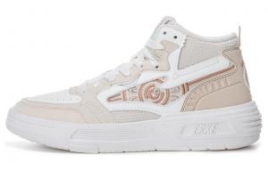 Коллекция Sports Life Скейтборд Кроссовки женские средней высоты Oak Bud Белый/теплый лен Erke