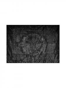 Almina Одеяло Almina Extra Soft из шерсти, 160x220 см, 100% полиэстер, с цветочным узором, черного цвета