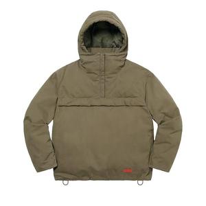 Пуловер Supreme Hooded Down Pullover, зеленый