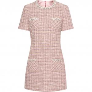Платье с короткими рукавами KARL LAGERFELD SS26 женское Karl Lagerfeld / Karl Lagerfeld Jeans, розовый