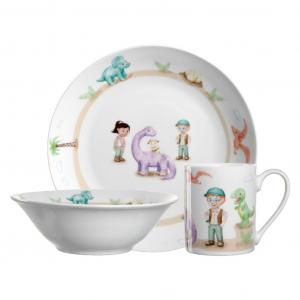 Набор детской посуды Набор детской посуды BAMBINI AVVENTURA Leonardo, Dino