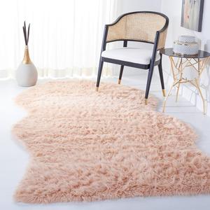 Ковер SAFAVIEH, 183 x 275 см, Faux Sheep Skin Collection Light Pink FSS115U Silken Glam