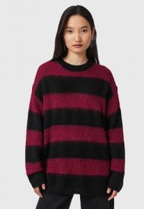 Джемпер AllSaints ONYX, Black/Red/Red