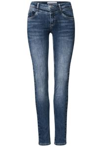 Узкие джинсы STREET ONE, Blue Denim