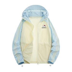 Sanrio Хелло Китти Быстросохнущая Охлаждающая Одежда с Защитой от Солнца Унисекс, Light Yellow A