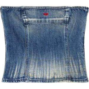 DIESEL Безрукавка FW24 женская Medium Blue