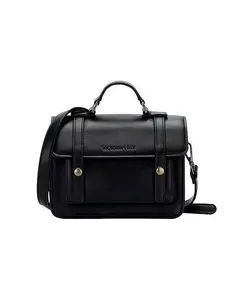 Женская винтажная сумка-почтальон через плечо из натуральной кожи Victoria Hyde Cambridge Victoria Hyde London, черный