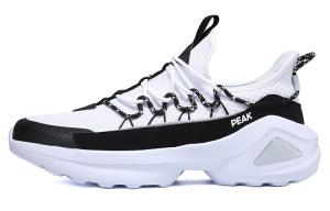 Кроссовки мужские низкие белые/черные Peak
