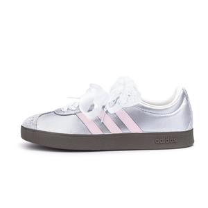 Adidas Neo Кроссовки для скейтбординга VL Court 2.0 Low Top, унисекс, серебристо-розовые