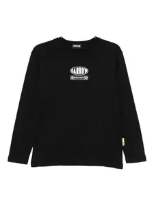 Футболка с длинными рукавами и логотипом Barrow kids, черный