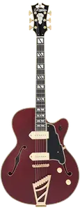 Электрогитара D'Angelico Deluxe 59 Satin Trans Wine w/Case