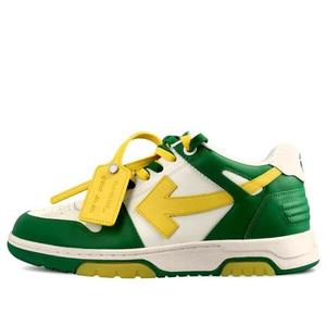 Кроссовки out of office low-top sneaker 'green yellow white' Off-White, зеленый