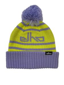 Шапка elho La Grave 89 II, неоново-желтый/фиолетовый
