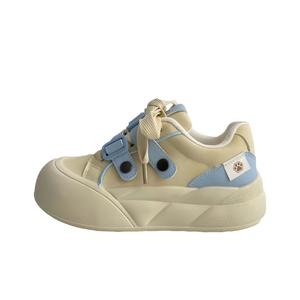 BINGO DUCK Скользоустойчивые женские скейтерские кеды лоу-топ небесно-голубого цвета, цвет Sky Blue