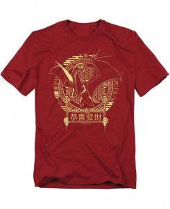 Мужская футболка Dungeons And Dragons Год Дракона: Мифический Зверь D&D, Cardinal
