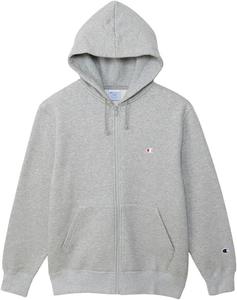 Мужская толстовка Champion C3-Q103 на молнии, 100% хлопок, с длинным рукавом, классический дизайн, вышивка в одну точку, толстовка с капюшоном на молнии