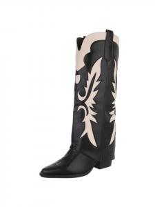 Ital-Design Туфли на высоком каблуке черного и бежевого цвета