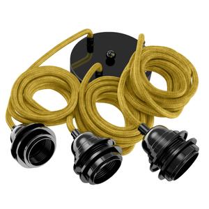 Подвесной светильник HOOPZI желтый, 250/1/250 см