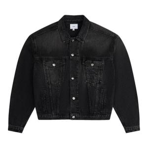 Брюки Rhude Oversized Denim Trucker, Black