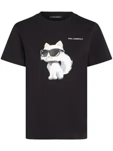 Футболка Ikon Choupette KARL LAGERFELD, черный